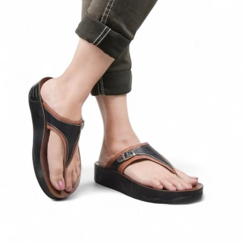 Aerosoft Women's Joana Platform Sandals Size 6.5